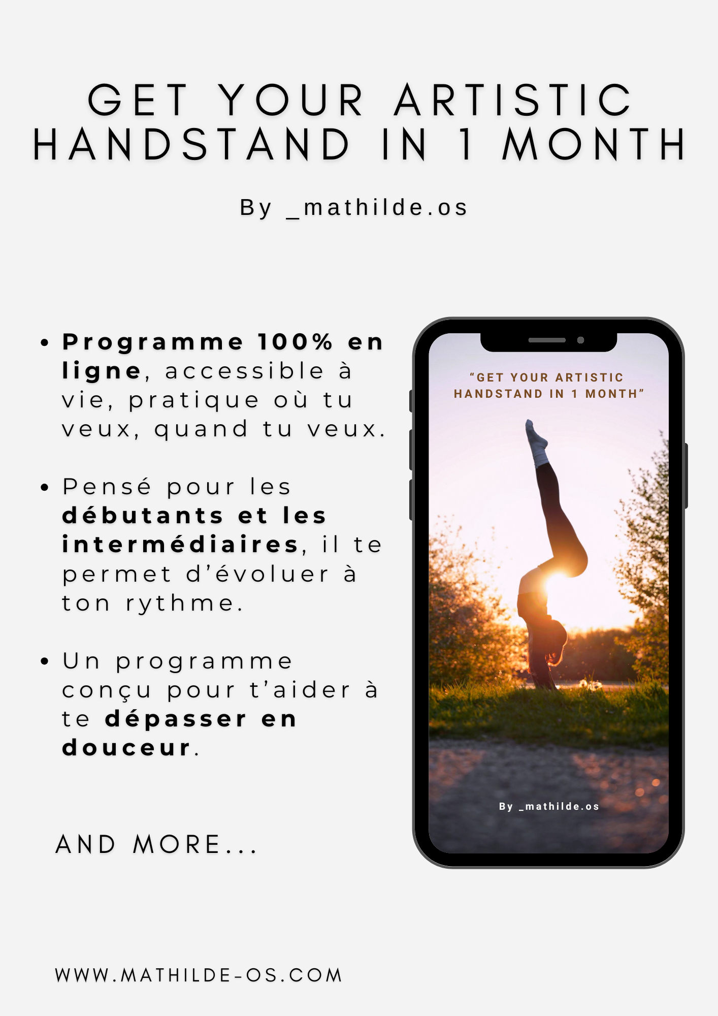 Get your Artistic Handstand in 1 month